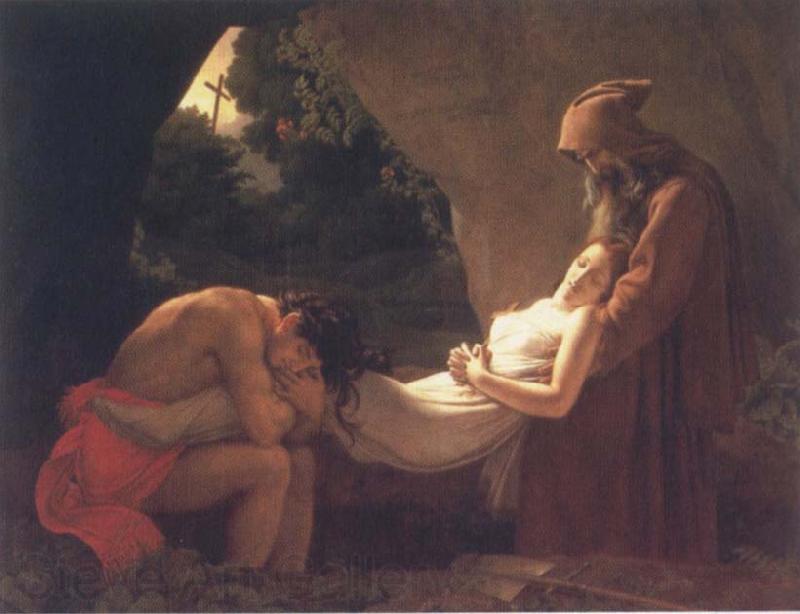 Anne-Louis Girodet-Trioson The Burial of Atala